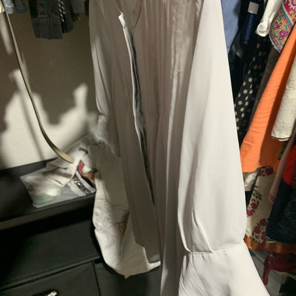 Gray worthington top - Picture 4 of 5